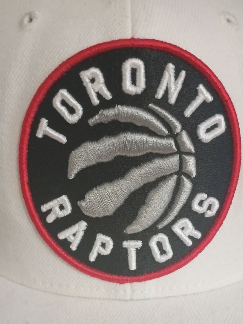 Toronto Raptors White Snapback Hat - Picture 2 of 5
